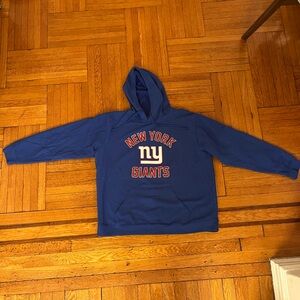 NY Giants Hoodie Sweatshirt Blue NFL Team apparel